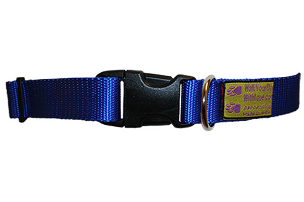 Walk Your Dog With Love - Luxury Collar - Blue