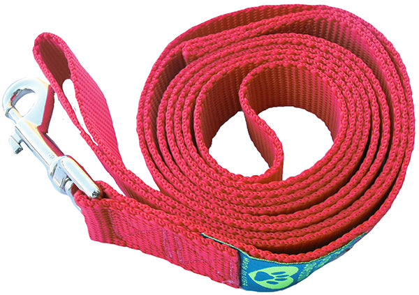Walk Your Dog With Love - Luxury Dog Lead - Red